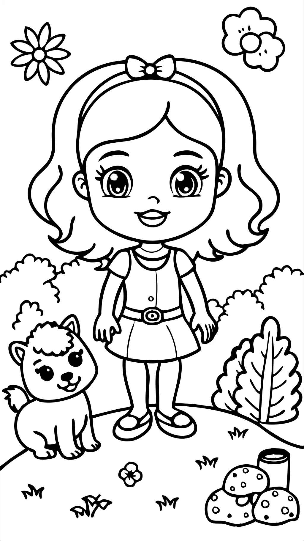 barbie chelsea coloring pages